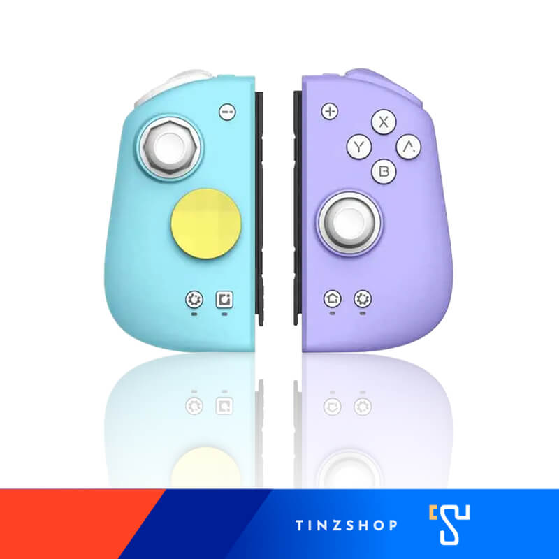 จอยเกมไร้สาย Mobapad Gemini M6S สีพาสเทล ม่วง/ฟ้า